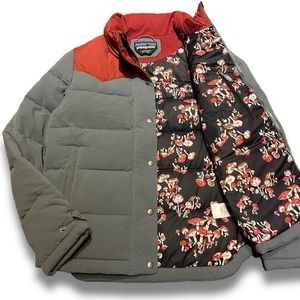Rare Patagonia Bivy down jacket with mushroom print lining women’s medium